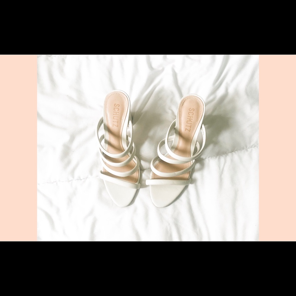 Schulz White Sandals